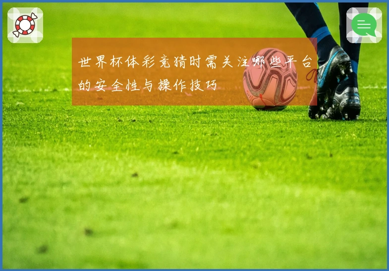 世界杯体彩竞猜时需关注哪些平台的安全性与操作技巧