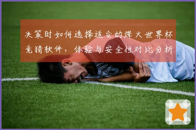 决策时如何选择适合的烽火世界杯竞猜软件，体验与安全性对比分析